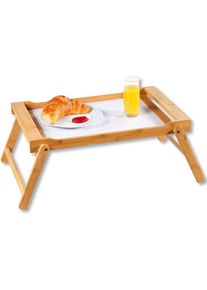 Kesper Tablett »Bett-Tablett« mit ausklappbaren Füßen in beige, Größe B/L: 33 cm x 54,5 cm