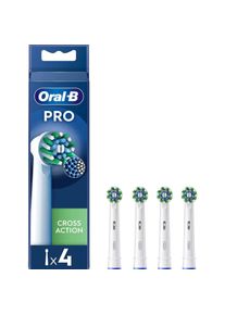 Oral-B, Zahnbürstenkopf, Pro Cross Action Aufsteckbürsten 4er (4 x)