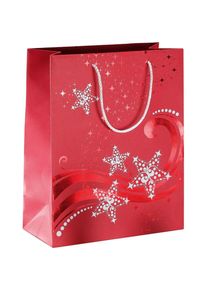Sigel, Geschenkverpackung, 3 Geschenktaschen Wave Motiv 26,0 x 33,0 cm (Geschenktüte, 1 x)