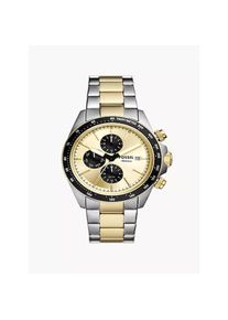 Fossil, Armbanduhr, Uhr Autocross Multifunktion Edelstahl Bicolor, Mehrfarbig, (Chronograph, 42 mm)