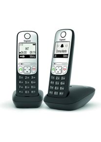 Gigaset A690 Duo, Telefon, Schwarz