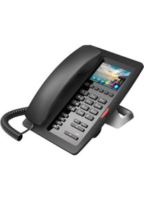 Fanvil H5W-Black, H5W-Black---WiFi Hotel Phone / SIP / POE / Wi-Fi 5, Telefon, Schwarz