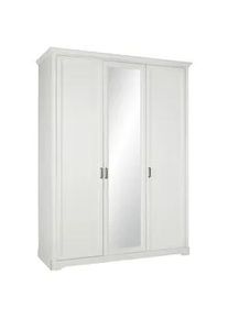 Drehtürenschrank in Weiß