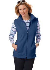 Damska Flísová vesta s úprava proti tvorbe uzlíkov tmavomodrá veľkosť 56