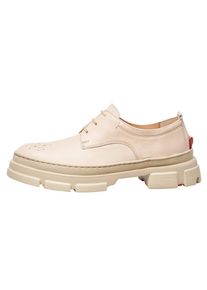 Lloyd Schnürschuh Damen beige Größe 36 Unifarben