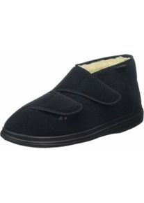 Fischer-Markenschuh Hausschuh Damen schwarz Größe 41 Unifarben