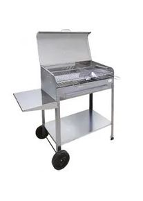 Seven Italy Achille Medium - Handgefertigter Holzkohlegrill aus Edelstahl - 57,5x37cm