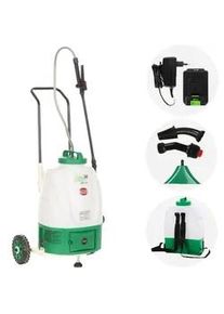 Ribimex Pila 16 Batteriebetriebene Sprühpumpe mit Fahrgestell 16 Liter 20 V 2 Ah