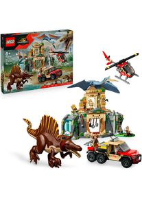 Lego , Konstruktionsspielsteine »Spinosaurier & Quetzalcoatlus: Hubschrauber-Einsatz (76976)«, (984 St.), Lego Jurassic World; Made in Europe , bunt