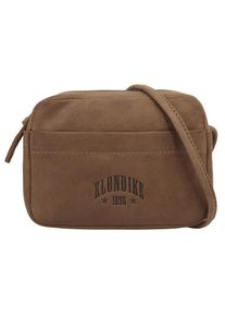 KLONDIKE 1896 , Umhängetasche, echt Leder , braun
