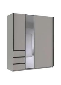 Schwebetürenschrank Adria Grau/Sahara