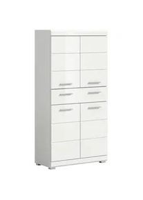 Midischrank SCOUT Weiß Hochglanz ca.74x141x31cm