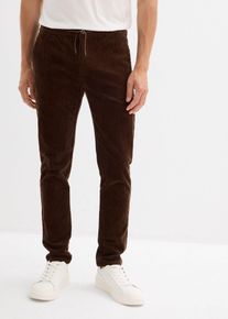 Stretch corduroy instapbroek regular fit - bruin - maat 38 - corduroy - bonprix