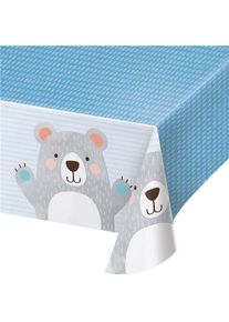 Nappe ourson de fête 1.3mx 1.9m