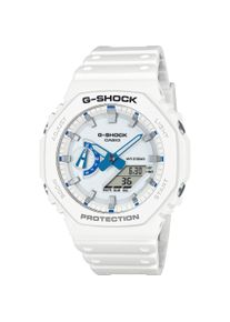 Casio, Armbanduhr, GA-2100HDS-7AER, Weiss, (Analoguhr, Chronograph, Digitaluhr, 48.50 mm)