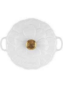 Le Creuset Die Creset -Signatur, Pfanne + Kochtopf, Weiss