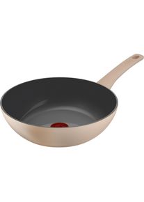 Tefal Revive Keramische wokpan - 28 cm, Pfanne + Kochtopf, Beige