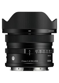 Sigma 17mm F4,0 DG Contemporary (L-Mount) (Black) (Sigma SA, Vollformat), Objektiv, Schwarz