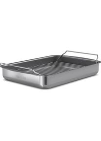 Eva Solo B 25 x L 35 cm - Aluminium - Grå/sort, Pfanne + Kochtopf, Grau