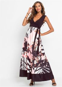 Maxikleid, schwarz, Größe 44/46 (L), bonprix