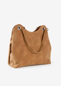 Handtasche, braun, Größe 24x31 cm, Vegan, bonprix