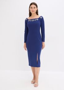 Maxikleid, blau, Größe 36, bonprix