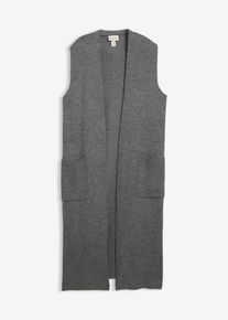 Strick-Weste, grau, Größe 48/50 (XL), bonprix