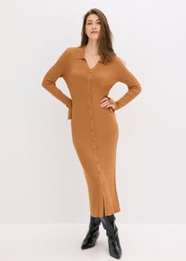 Strickkleid aus softem Viskose-Mix, braun, Gr&ouml;&szlig;e 40/42 (M), Viskose, bonprix