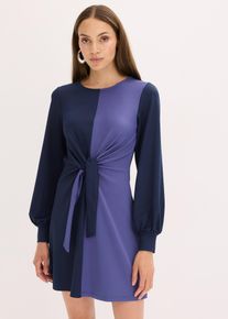 Minikleid zum Binden, blau, Größe 36/38 (S), bonprix