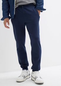 Jogginghose aus reiner Bio-Baumwolle Regular Fit, blau, Größe 52/54 (L), mit Baumwolle, bonprix