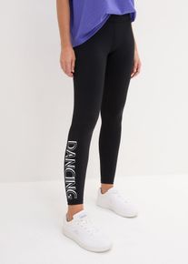 Kn&ouml;chelfreie Sport-Leggings schnelltrocknend, schwarz, Gr&ouml;&szlig;e 36/38 (S), bonprix
