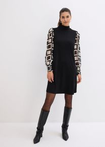 Shirtkleid, schwarz, Größe 52/54 (XXL), bonprix