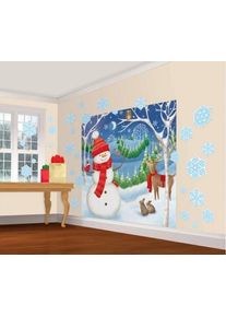 Amscan Fond de mur de nuit d'hiver, 32 pièces