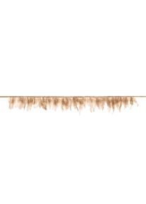 partydeco Guirlande de plumes Heaven Blessed beige 1m