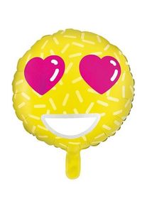 partydeco Ballon aluminium emoji Love 45cm