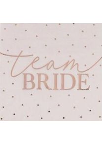 Ginger Ray 16 serviettes JGA Night Team Bride 33 cm