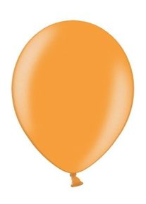 partydeco 100 balloons Orange Sky Metallic