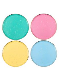 Ginger Ray 8 assiettes en carton Mix & Match, multicolore 24,5cm