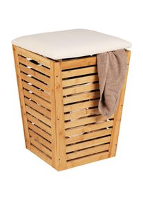 Wenko Kôš na špinavú bielizeň so sedákom Bambusa 55 l