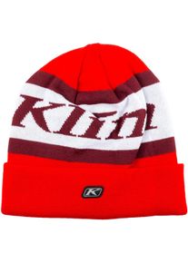 Klim Belmont Point, gorro , cor: Vermelho Néon/Vermelho Escuro/Branco , tamanho: Medida unitária