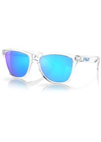 Oakley Frogskins Sapphire, lunettes de soleil , couleur: Transparent Bleu/Violet R&eacute;fl&eacute;chissant