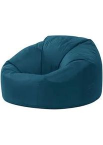 Veeva Outdoorsitzsack Klassisch , Grün , Kunststoff , 85x50x85 cm , Hergestellt in Deutschland , Gartenmöbel, Gartenstühle, Outdoor-Sitzsäcke