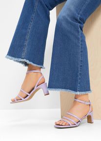 Sandalett - lila - storlek 41 - bonprix