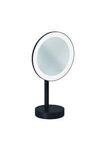 Kludi VELA R LED-Kosmetikspiegel 5899539F freistehend mattschwarz