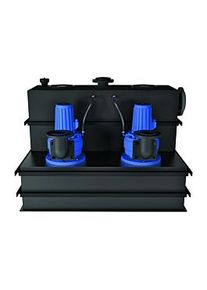 SFA SaniCubic 2 Hochleistung-Hebeanlage CUBIC2SC75T SC7.0T, 7,5 kW, 400 V, mit 1 Kanalradpumpe, schwarz