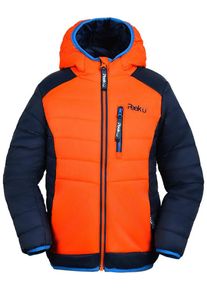 Peek U All-season doorgestikte jas "Caspian" donkerblauw/oranje - 35%