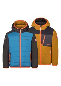 Trollkids Omkeerbare winterjas "Sandvika" blauw/lichtbruin - 41% |