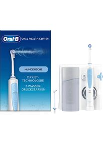 Oral-B , Munddusche »Oral Health Center«, Anpassbare Wasserstrahlen , weiß , Perfekt für Zahnspangen und Implantate