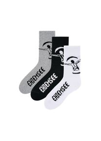 Chiemsee , Freizeitsocken, (Packung, 3 Paar), in pflegeleichter Markenqualität , schwarz, grau, weiß , 47-48 , 47-48 , Socke für Sport und Freizeit