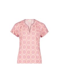 Cartoon , Klassische Bluse »Blusenshirt mit Rüschen« , Cream/Apricot , 46 , 46 , Passform: Weich fallend